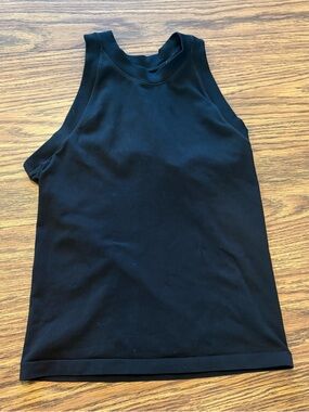 lululemon athletica Black Ribbed Tank Top